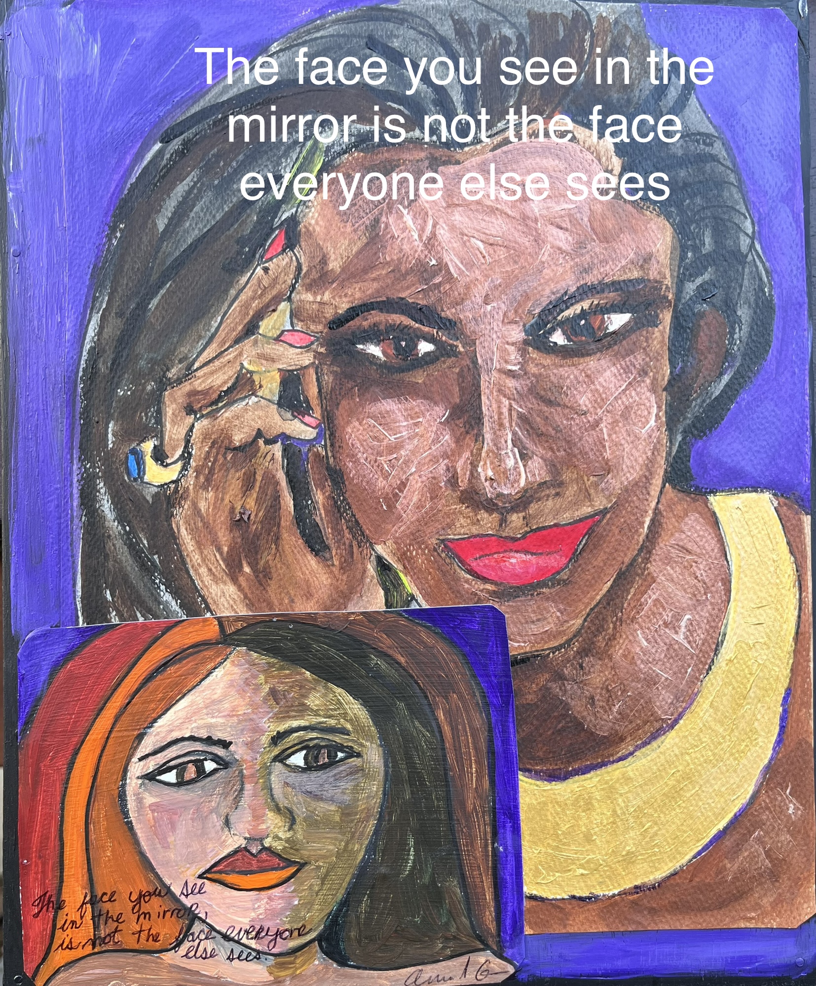 Click here to view The face in the mirror by Anna Jewel Gove