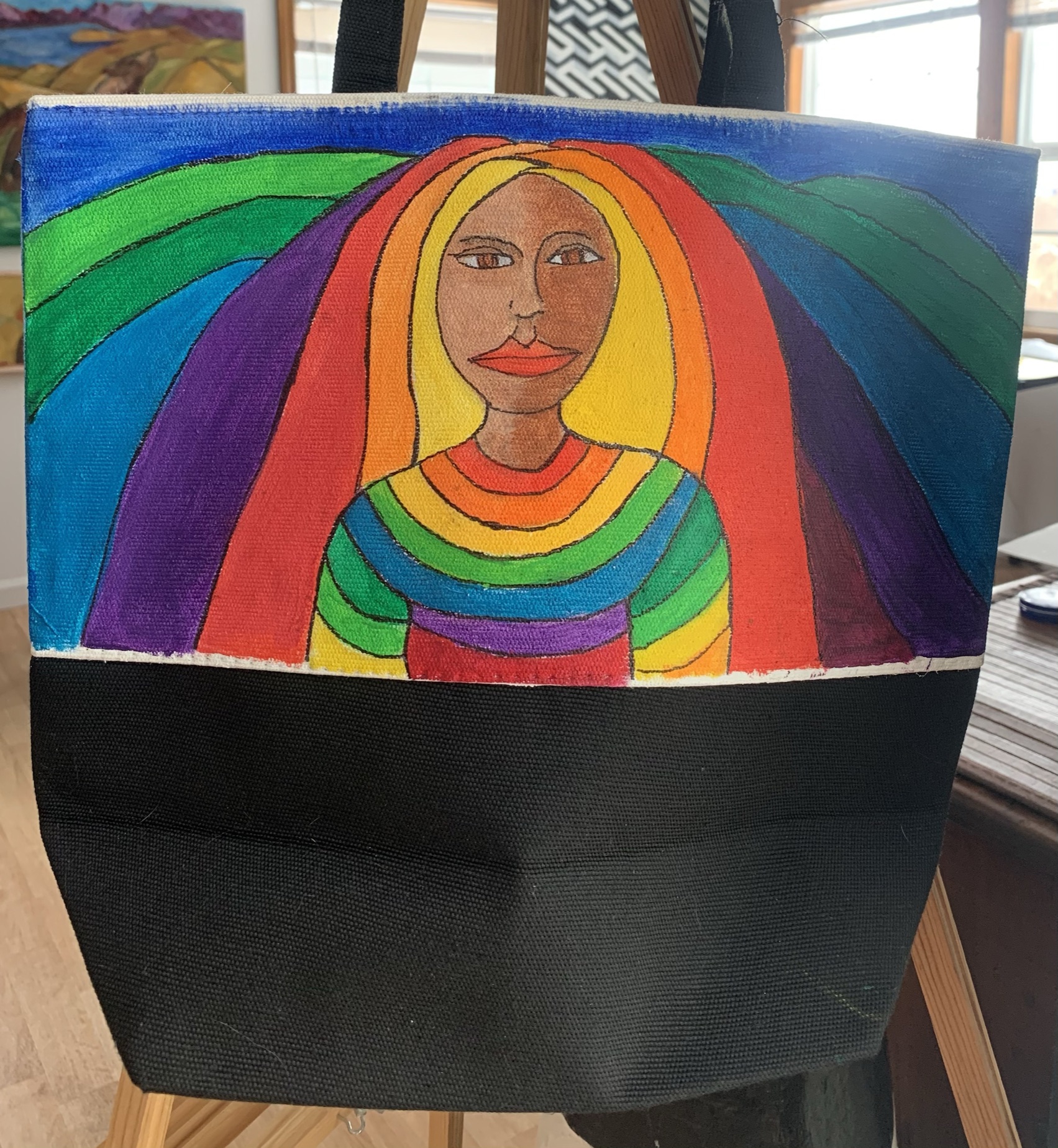 Click here to view Rainbow girl by Anna Jewel Gove