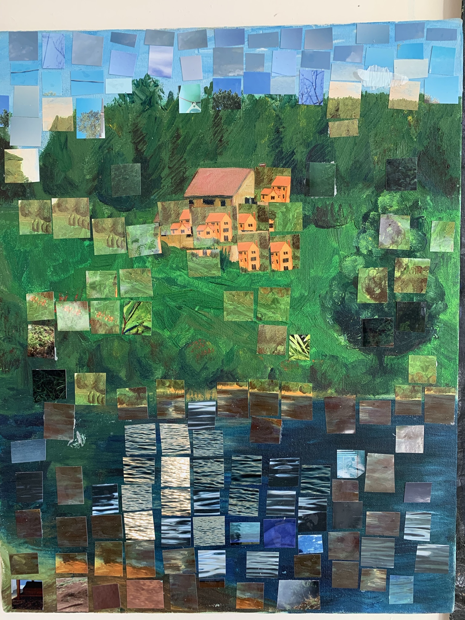 Click here to view New Hampshire: House by the lake by Anna Jewel Gove