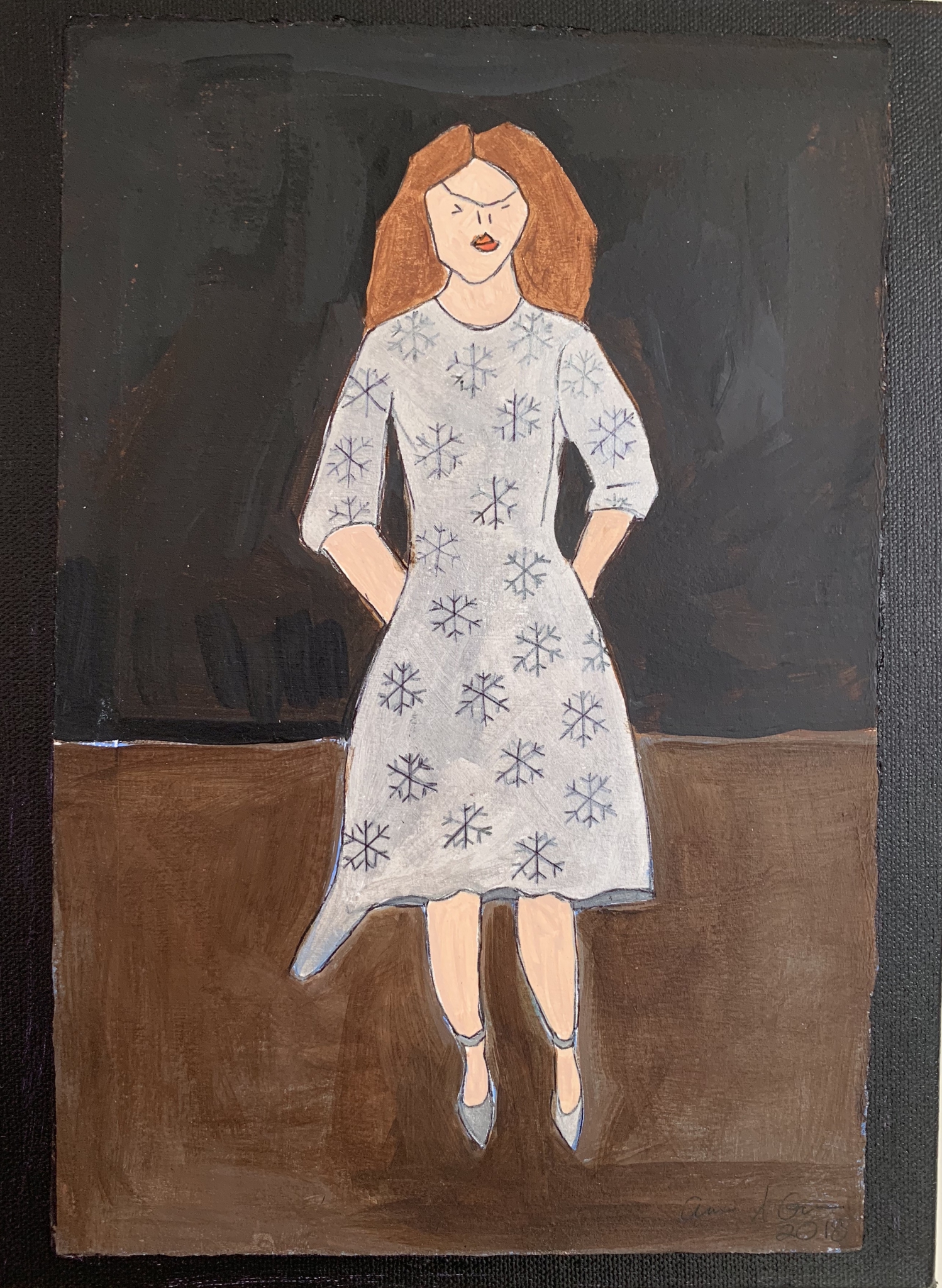 Weather Girl - Snow by Anna Jewel Gove