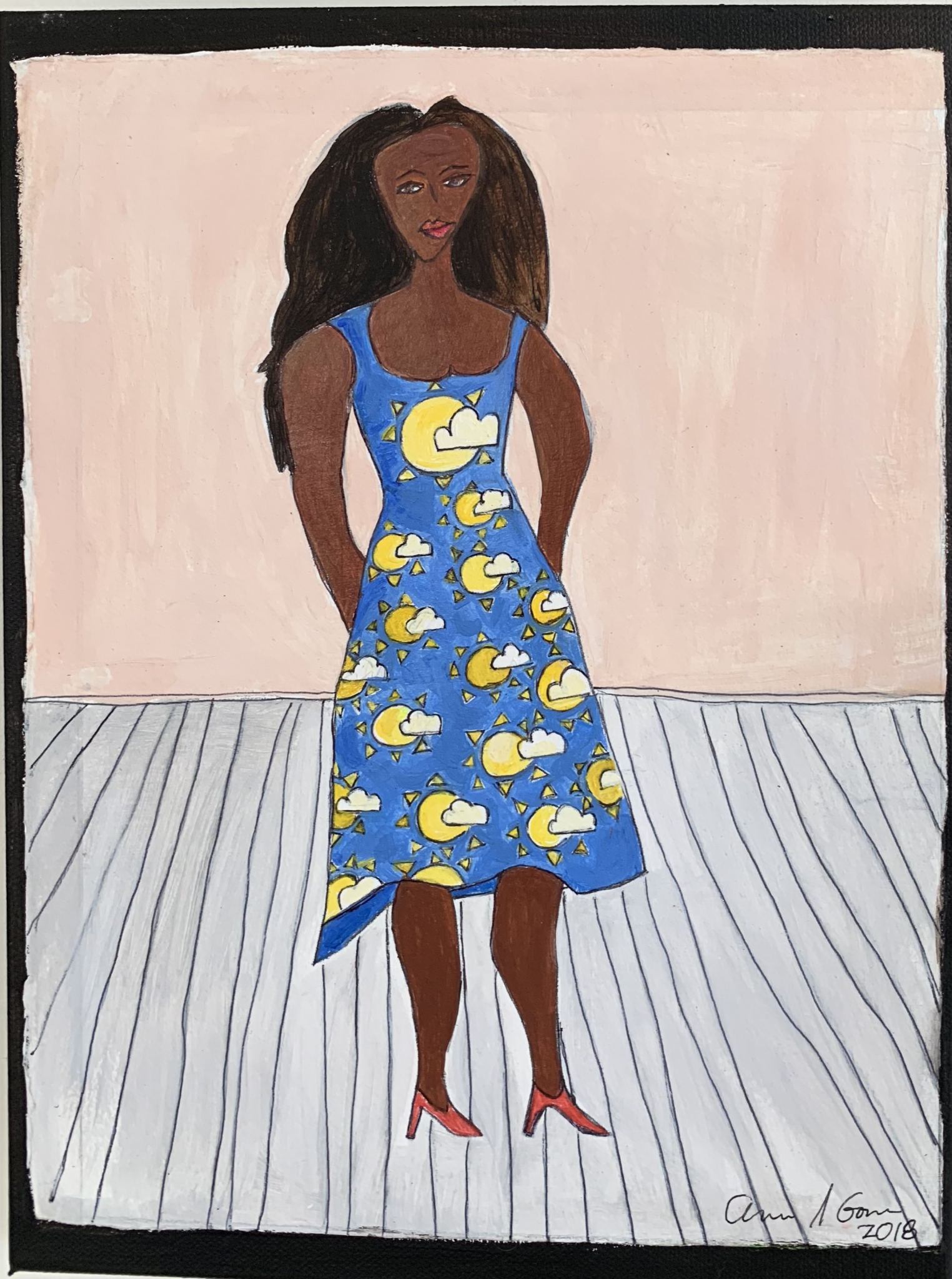 Click here to view Weather Girl - Mostly Sunny by Anna Jewel Gove