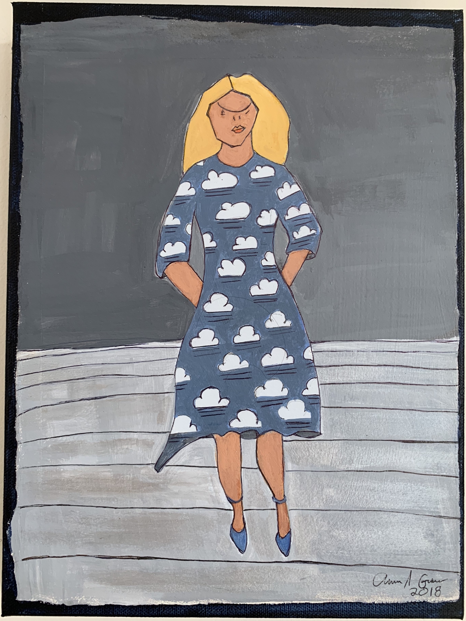 Click here to view Weather Girl - Fog by Anna Jewel Gove