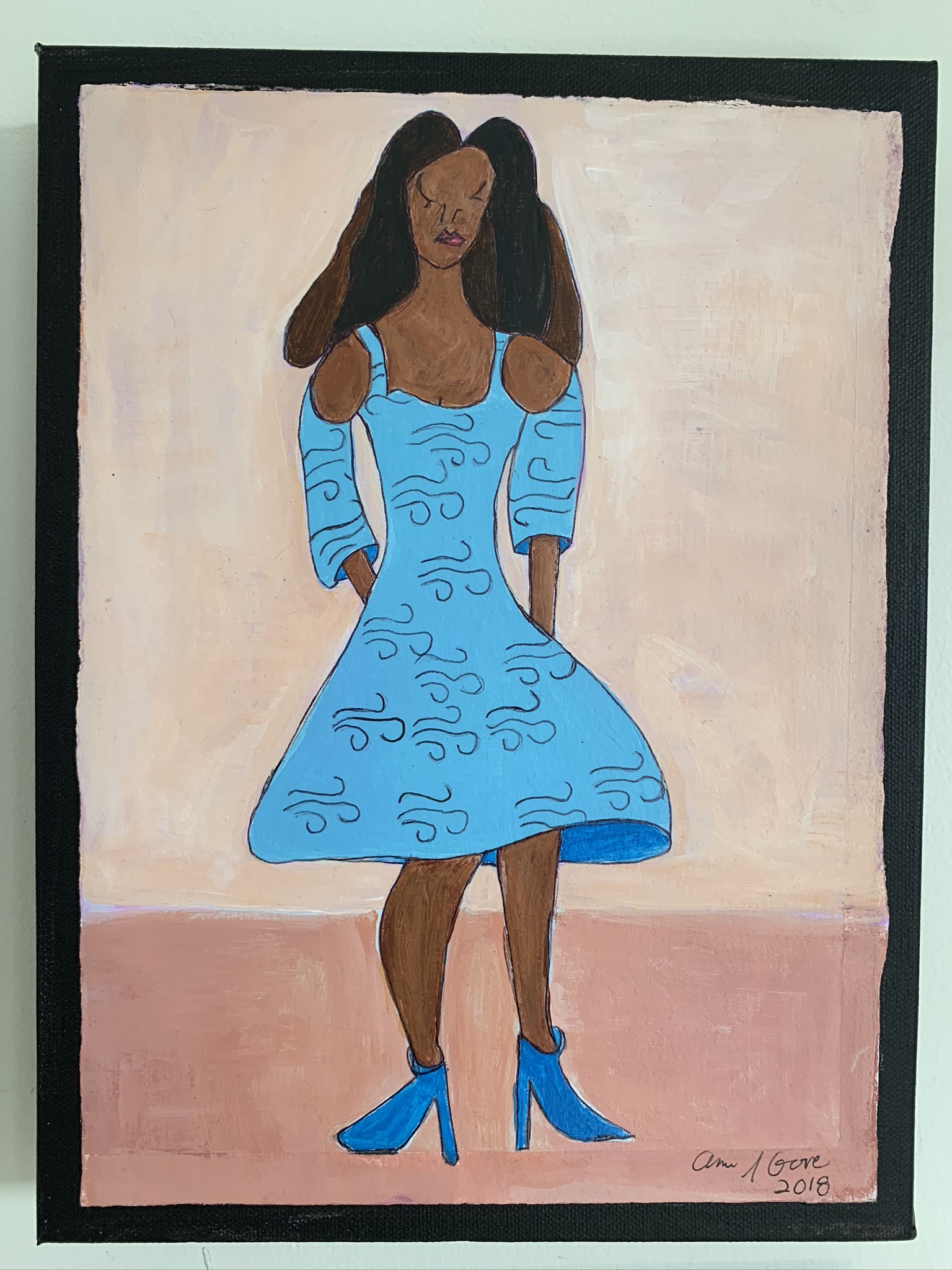 Click here to view Weather Girl - Wind by Anna Jewel Gove