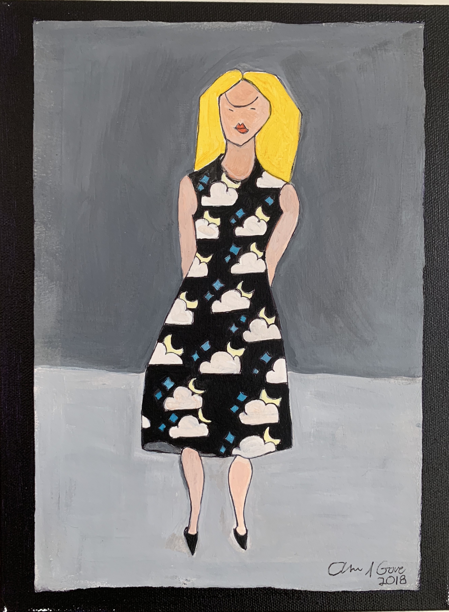 Click here to view Weather Girl - Cloudy Night by Anna Jewel Gove