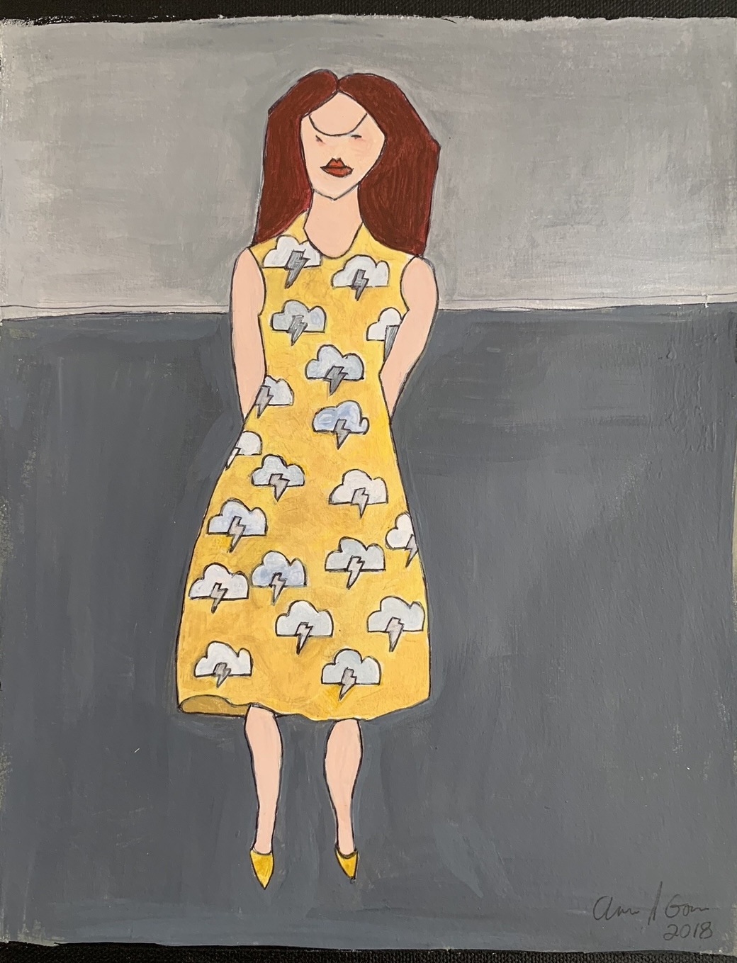 Click here to view Weather Girl - Thunderstorms by Anna Jewel Gove