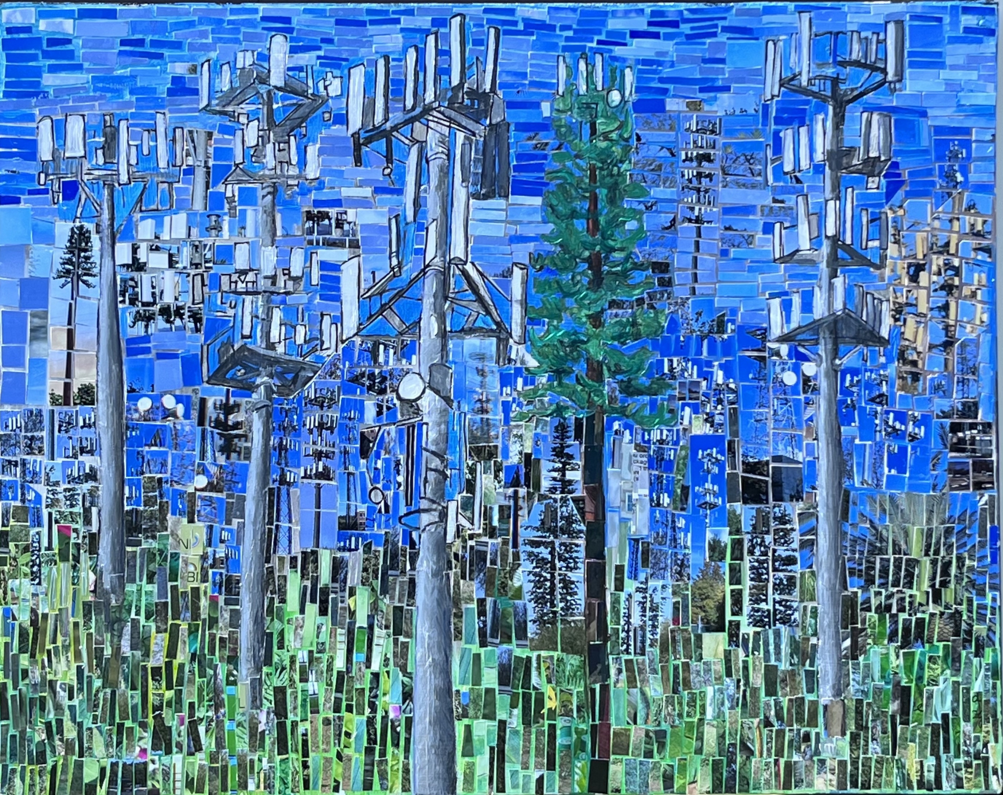 Click here to view Cell Tower forest by Anna Jewel Gove