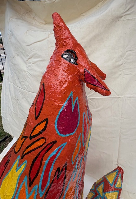 Click here to view Howling at the moon, coyote by Anna Jewel Gove